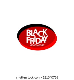 Black Friday, speech bubble banner, element design template, app icon, vector illustration.
