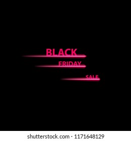 Black Friday Speed iconr on the black background ,