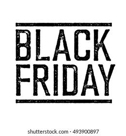 Black Friday Stamp
