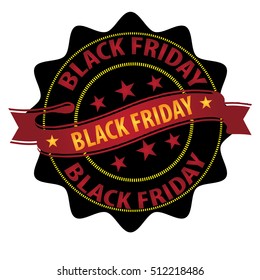 Black friday stamp