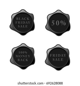 Black friday Stamp Badge