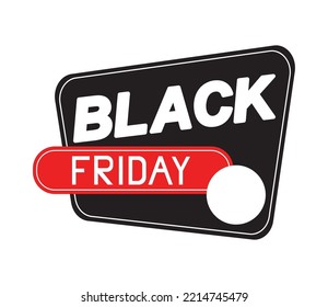 icono de pegatina de viernes negro aislado