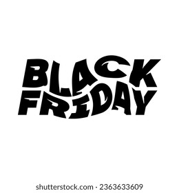 Black Friday sticker tag. Unique, exclusive design and striking color scheme attract attention. Customize it now.