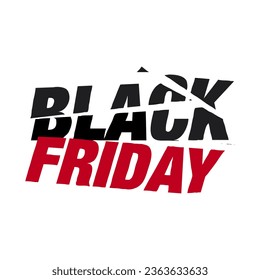 Black Friday sticker tag. Unique, exclusive design and striking color scheme attract attention. Customize it now.