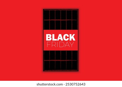 Black Friday Story Verkauf Social Media Vorlage und Banner-Design