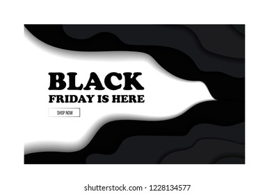 Black Friday. Super discount. Vector illustration.