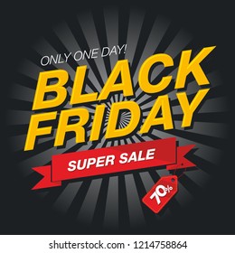 black friday super sale banner