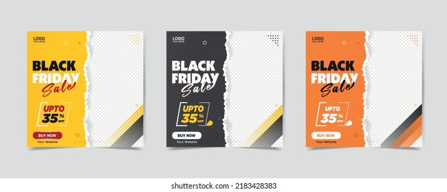 Black friday super sale banner design