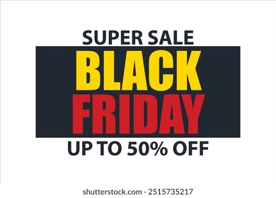 Black Friday Super Sale Banner