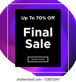 Black Friday Super Sale concept. Advertisement banners, posters. Vector illustration. Final Sale concept for internet stores promo. Final Sale concept web banners. 