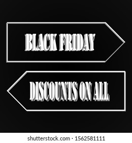 Black Friday Super Sale. Dark background, vector illustration