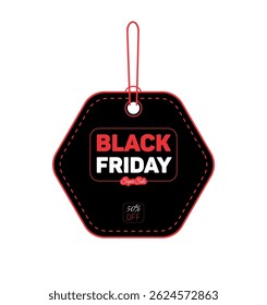 Black Friday super sale and discount, labels, price tag, clothing tag, design
