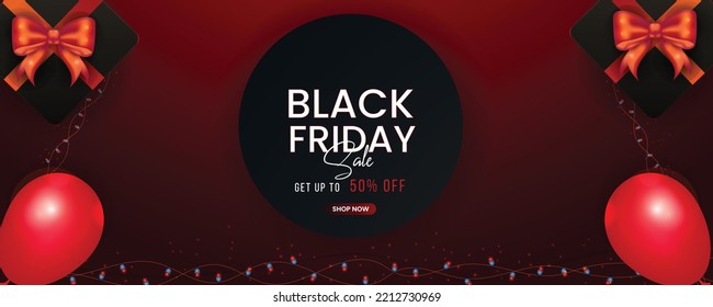 Black Friday super sale modern abstract discount banner design template and advertising poster design 