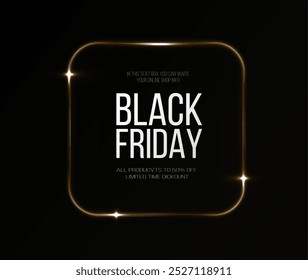 Super Venta del Black Friday. Marco redondo luminoso de neón realista. Anuncio de descuento para las vacaciones. PNG. Torbellino de neón ligero. Efecto de luz de curva de la línea de neón. Círculo azul luminoso.