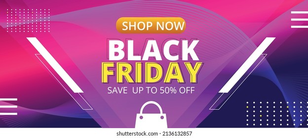 Black friday super sale social media post banner template