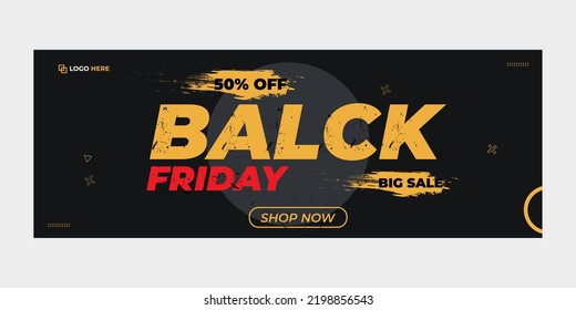 Black Friday Super Sale social media poster