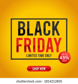 Diseño de vectores de superventa de Black Friday