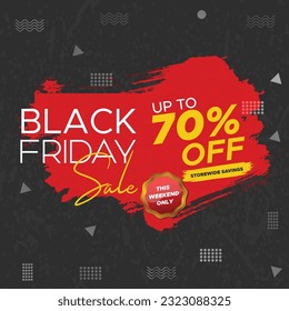 Black Friday Super Sale. black friday web banner. black friday discount post. super sale banner template design. big sale promotion discount banner. Design template for Black Friday promotion banner