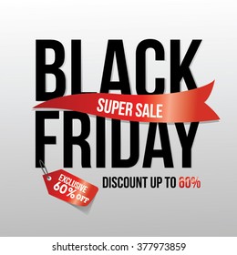 black friday supersale design layout