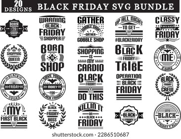 paquete negro de svg de viernes, diseño negro de svg de viernes, svg de viernes negro