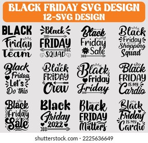 Black Friday SVG Bundle Designs