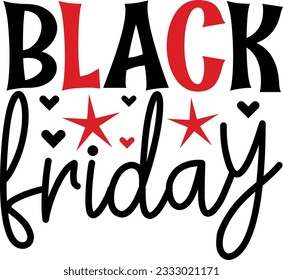 Black Friday SVG Design EPS File