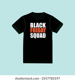 Black Friday  t shirt design vector art illustration . 