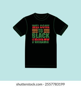 Black Friday  t shirt design vector art illustration . 