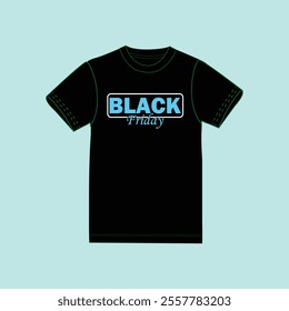 Black Friday  t shirt design vector art illustration . 