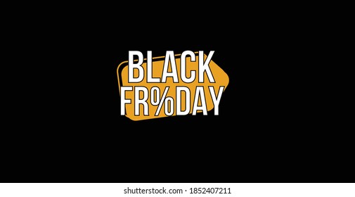 Black Friday tag. Creative tag for Black Friday. Tag criativa para assinar campanha de Black Friday, Sign