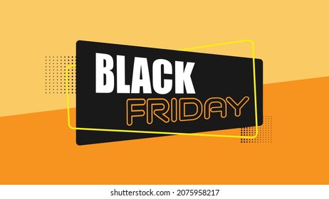 Black Friday Tag Light Yellow Sales