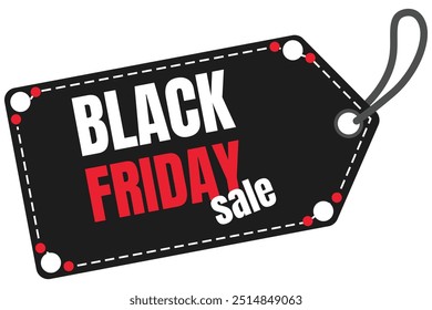 Black friday tag line. Holiday Black friday sale price tag. Sales holidays tags