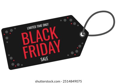 Linha de etiqueta de sexta-feira preta. Etiqueta de preço de venda Holiday Black Friday. Etiquetas de feriados de vendas