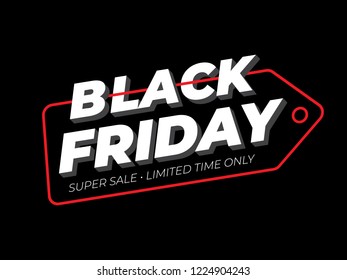 Black friday tag sale template