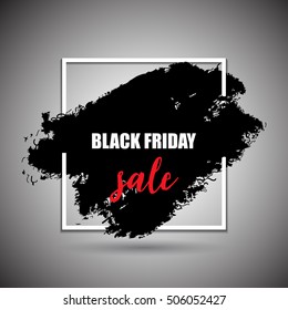 Black friday template background. Vector banner