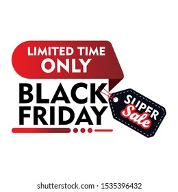 Black Friday template design inscriptions. Black Friday banner