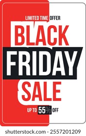 Black Friday template design for social media