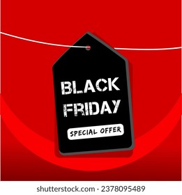 Black Friday template vector background sale