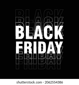 diseño vectorial del efecto de efecto de texto del friday negro