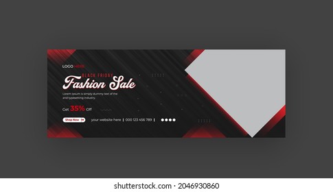 Black Friday timeline cover weekend sale social media banner and web banner design