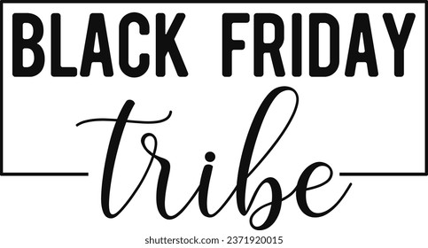 Black Friday Tribe T-shirt Design