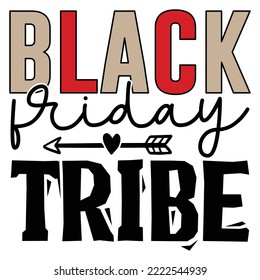 Black Friday Tribe vector file