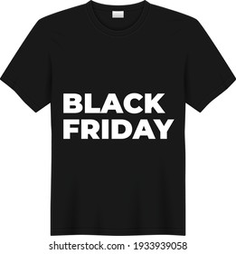 Black Friday T-shirt design Template