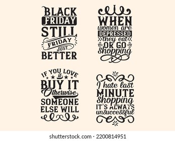  Archivo vectorial de diseño de camisetas del viernes negro