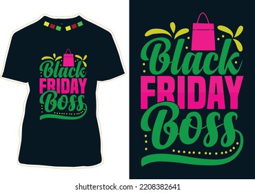 Vector de diseño de camisetas de Black Friday