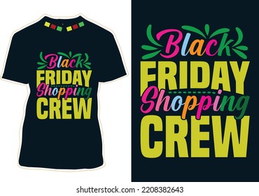 Vector de diseño de camisetas de Black Friday