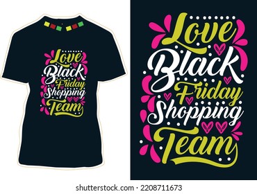 Vector de diseño de camisetas de Black Friday