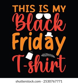 BLACK FRIDAY T-SHIRT DESIGN Black Friday T-shirt design Vector