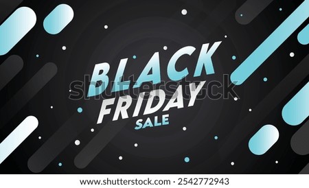 Black Friday typography banner or website header. Design template for Black Friday sale. Shop Black Friday Offers. Biggest Shopping Event. Social media cover. website, ads, poster, promotion, vector