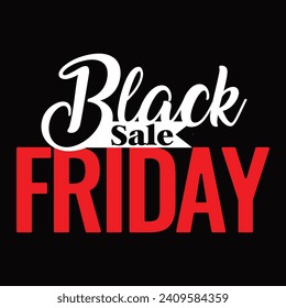 Elemento de diseño de tipografía de Black Friday Vector, venta de viernes negro diseño de letras a mano
